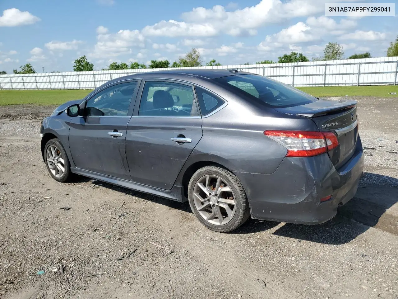 2015 Nissan Sentra S VIN: 3N1AB7AP9FY299041 Lot: 56552195