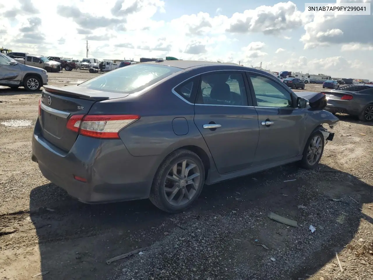 2015 Nissan Sentra S VIN: 3N1AB7AP9FY299041 Lot: 56552195