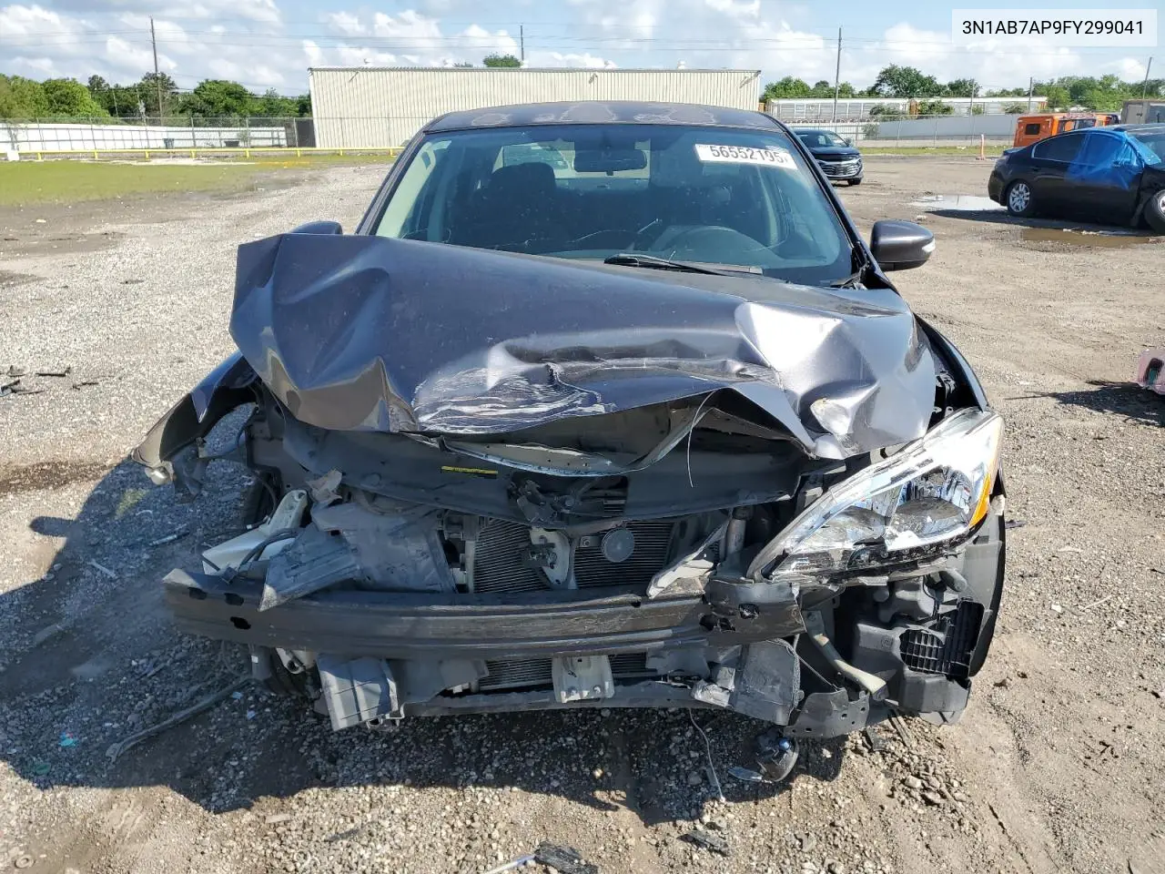 2015 Nissan Sentra S VIN: 3N1AB7AP9FY299041 Lot: 56552195