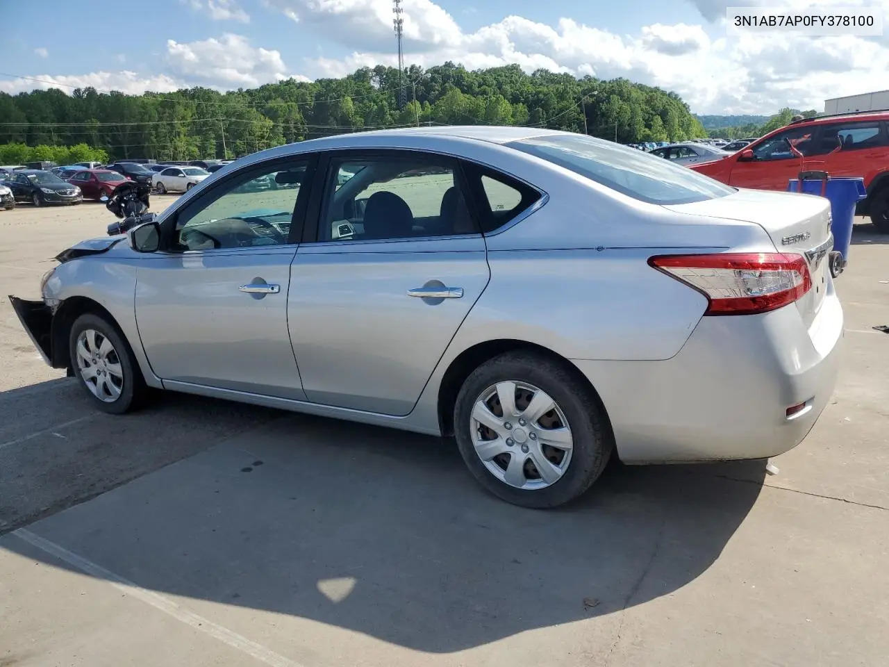 2015 Nissan Sentra S VIN: 3N1AB7AP0FY378100 Lot: 56567045