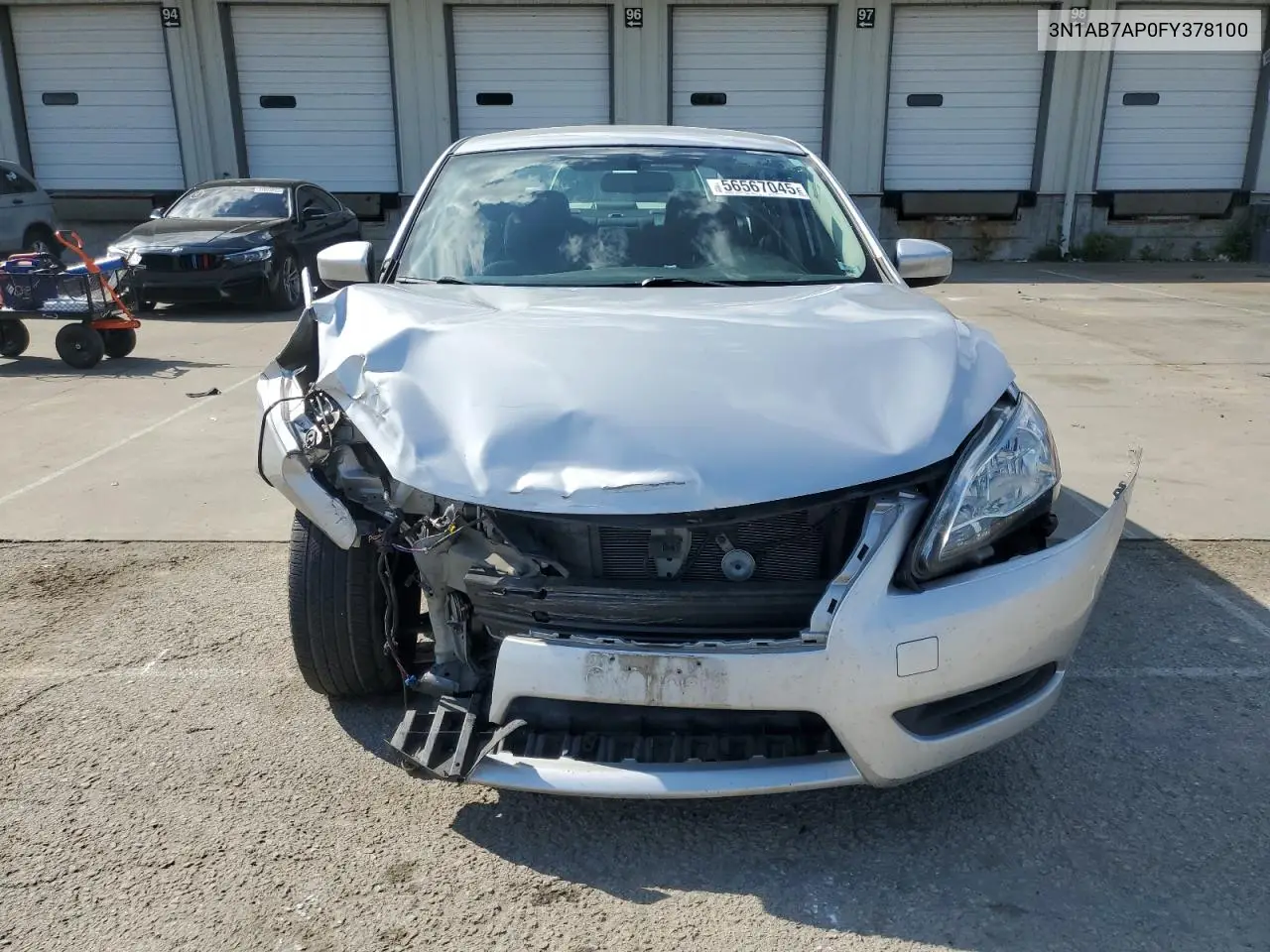 2015 Nissan Sentra S VIN: 3N1AB7AP0FY378100 Lot: 56567045