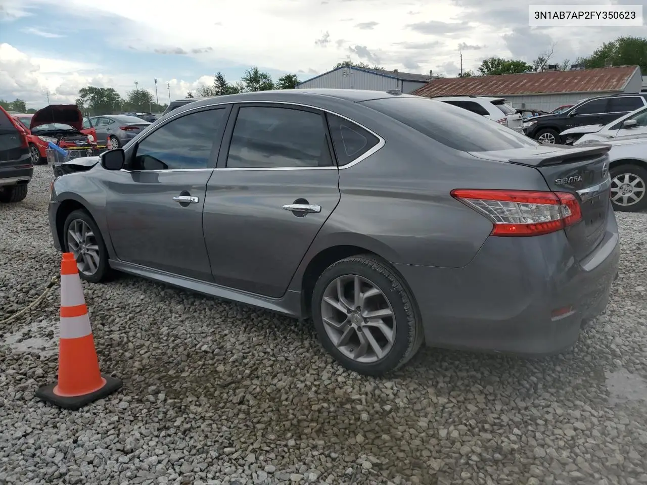 2015 Nissan Sentra S VIN: 3N1AB7AP2FY350623 Lot: 56873995