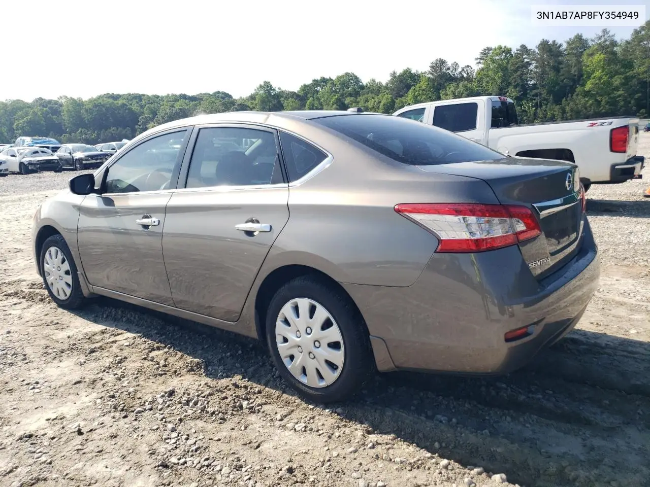 2015 Nissan Sentra S VIN: 3N1AB7AP8FY354949 Lot: 56890715