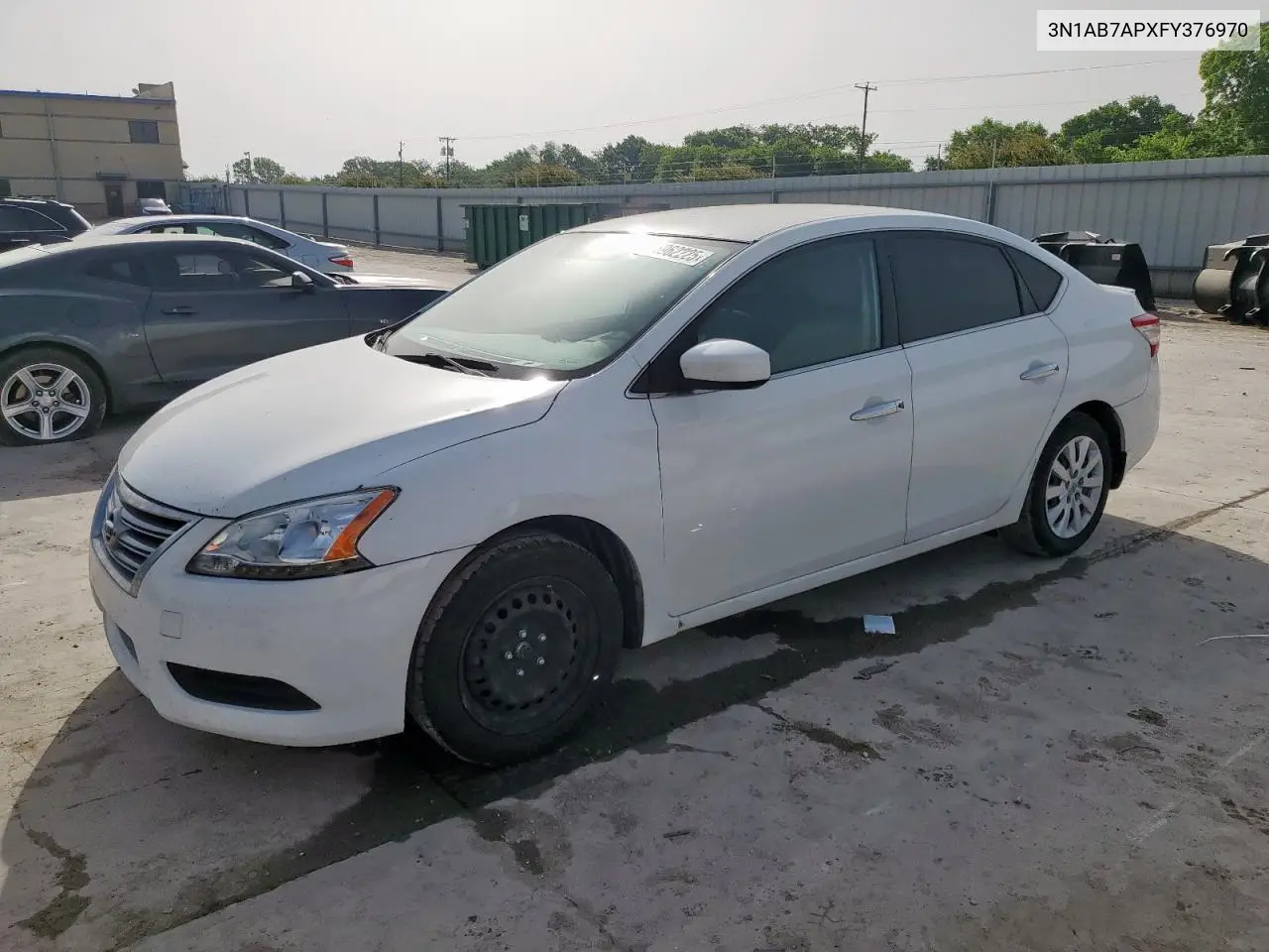 2015 Nissan Sentra S VIN: 3N1AB7APXFY376970 Lot: 56962225