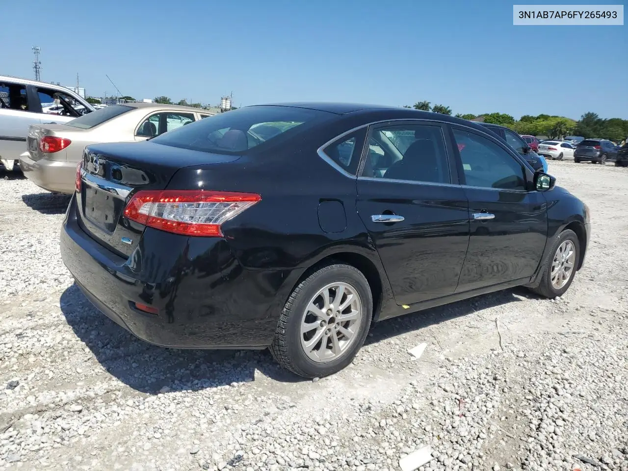 2015 Nissan Sentra S VIN: 3N1AB7AP6FY265493 Lot: 56965365