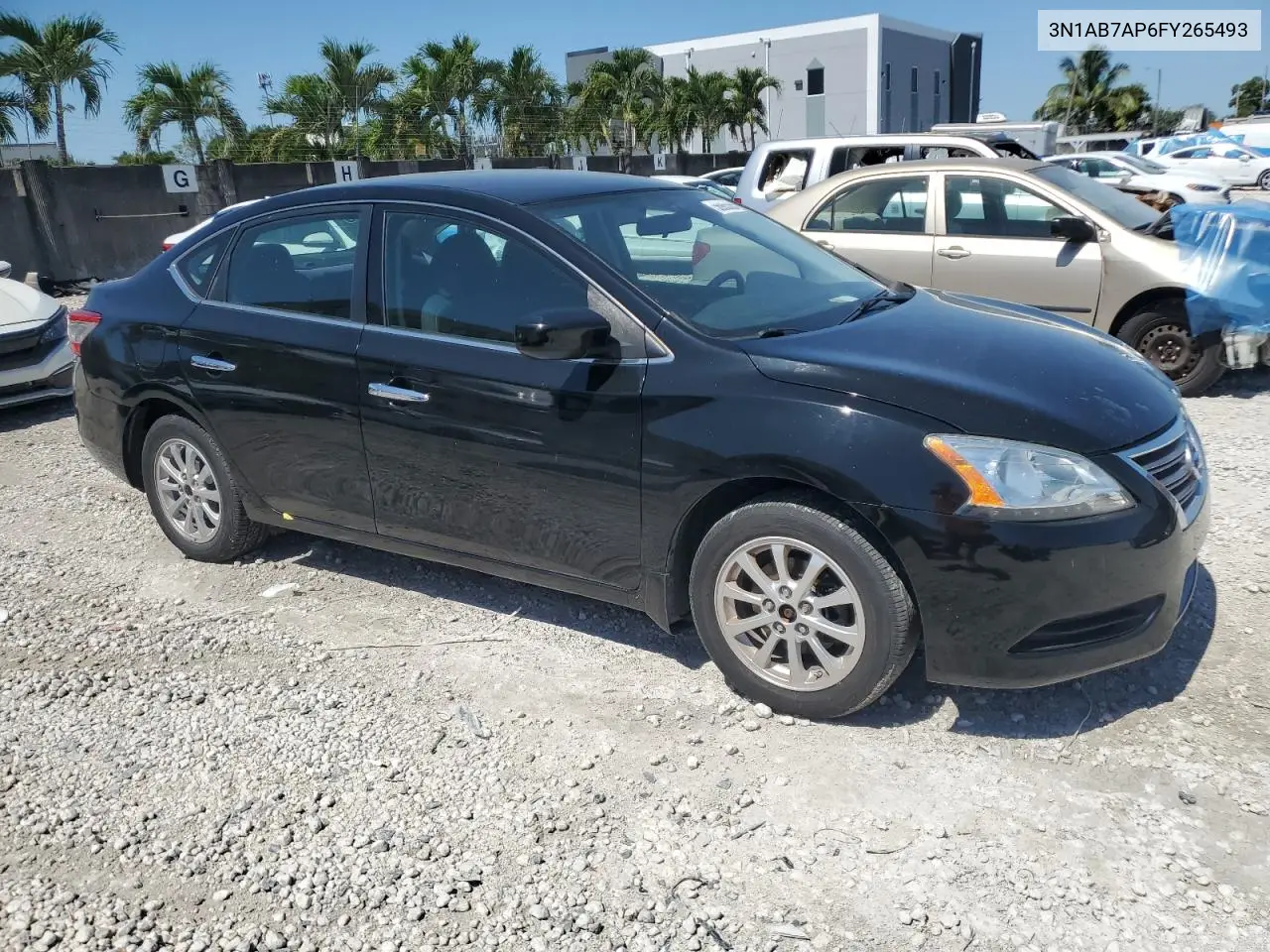 2015 Nissan Sentra S VIN: 3N1AB7AP6FY265493 Lot: 56965365