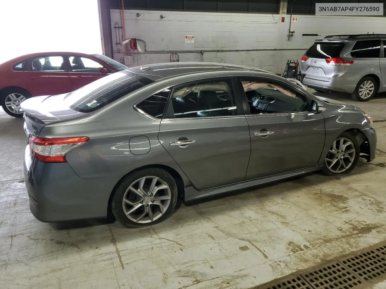 2015 Nissan Sentra S VIN: 3N1AB7AP4FY276590 Lot: 60685405