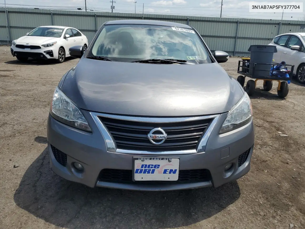 2015 Nissan Sentra S VIN: 3N1AB7AP5FY377704 Lot: 62161805