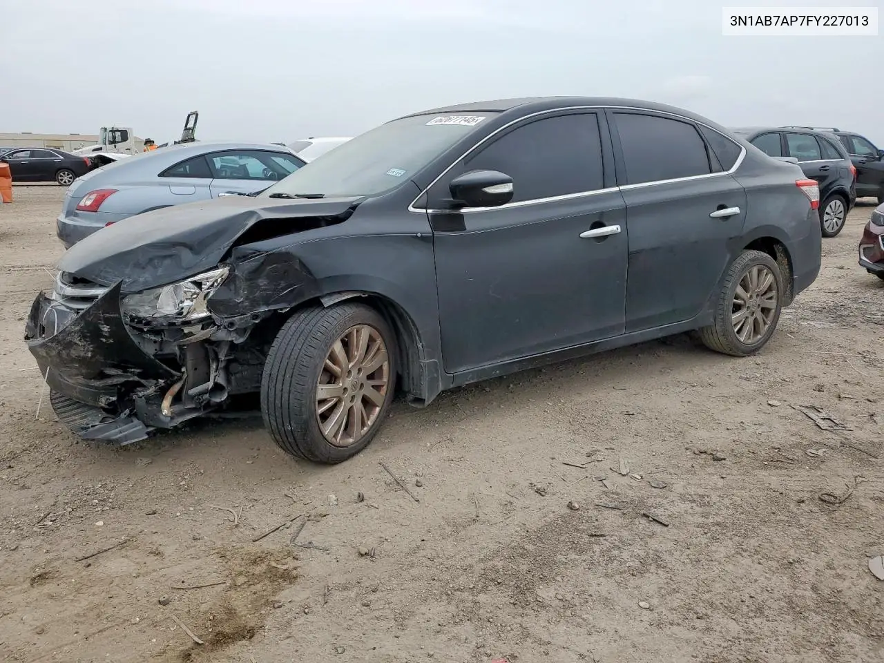 2015 Nissan Sentra S VIN: 3N1AB7AP7FY227013 Lot: 62677145