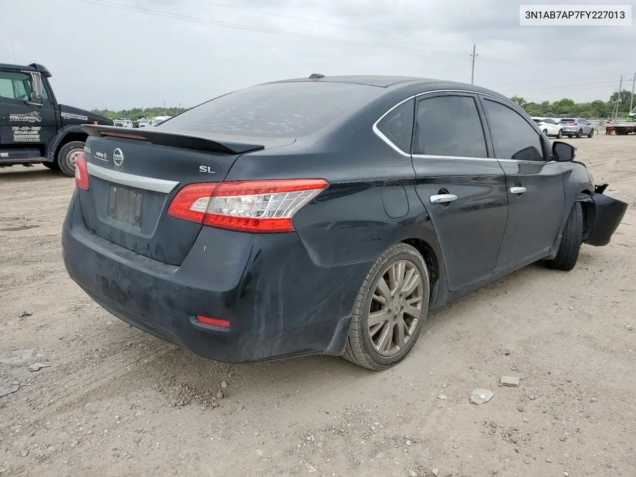 2015 Nissan Sentra S VIN: 3N1AB7AP7FY227013 Lot: 62677145
