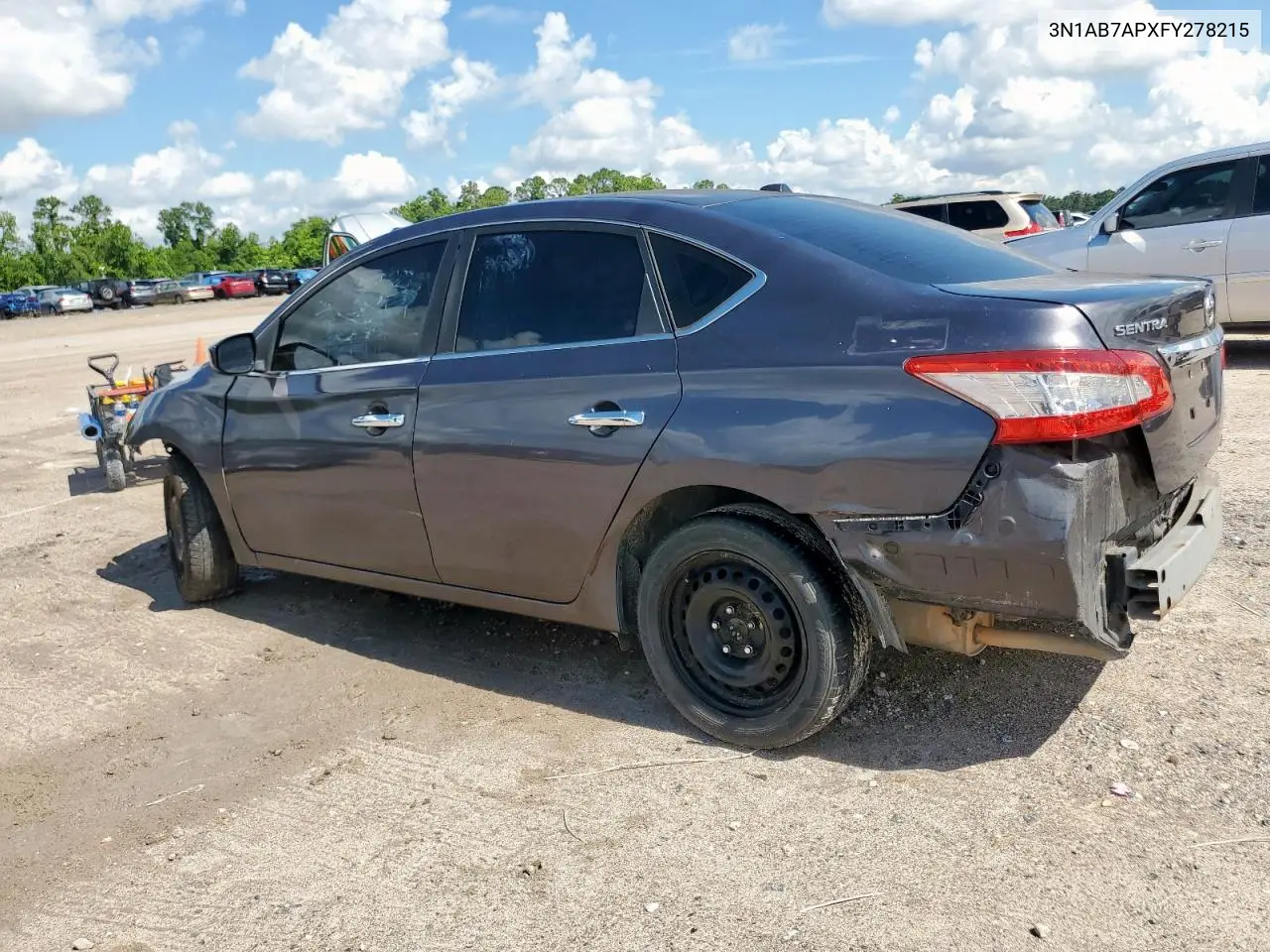 3n1ab7apxfy278215 3N1AB7APXFY278215 2015 Nissan Sentra S