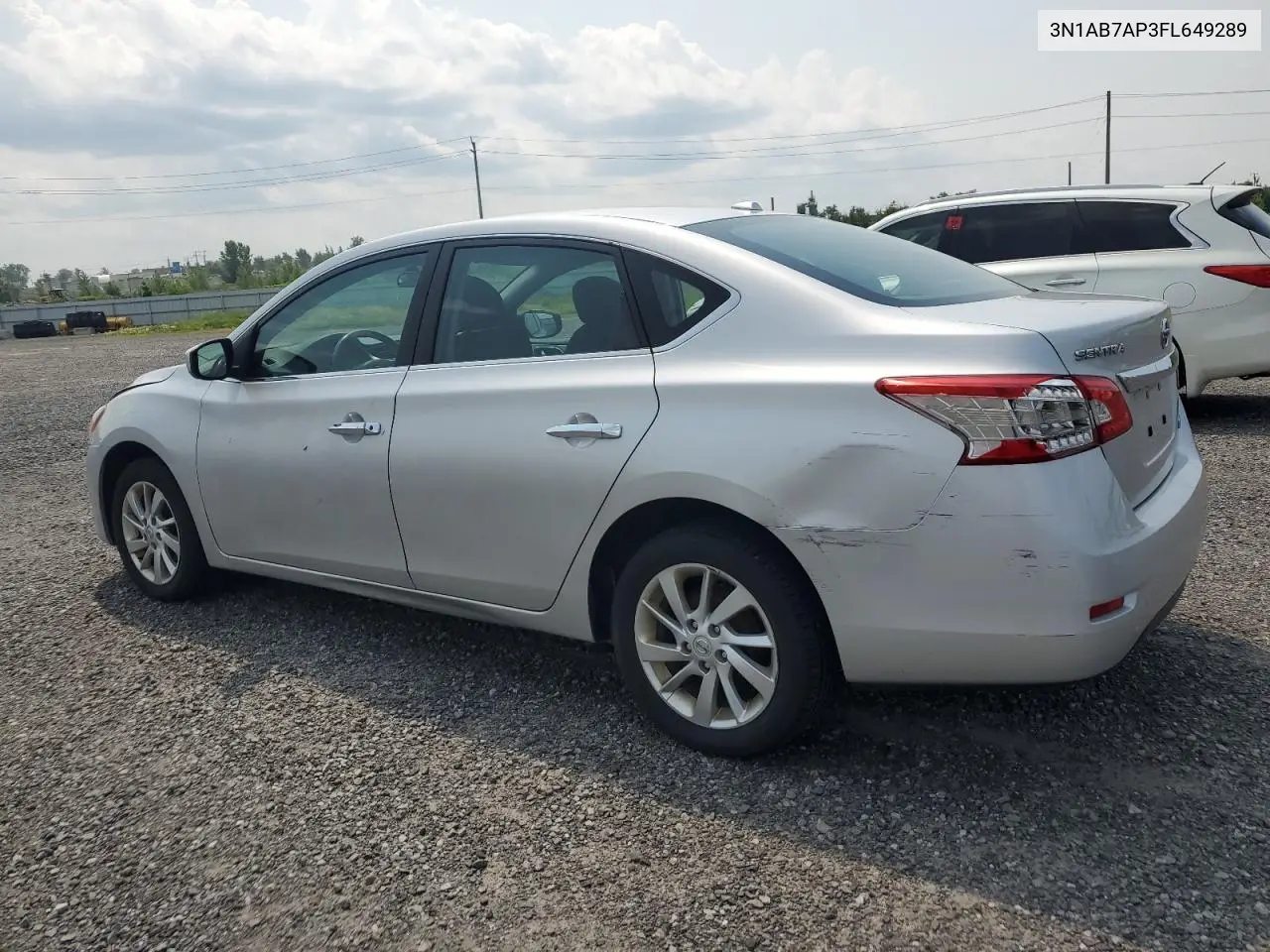 2015 Nissan Sentra S VIN: 3N1AB7AP3FL649289 Lot: 62900455