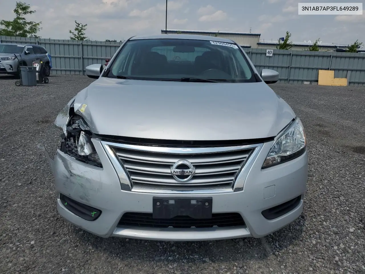 2015 Nissan Sentra S VIN: 3N1AB7AP3FL649289 Lot: 62900455