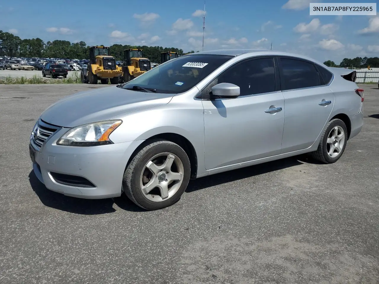 2015 Nissan Sentra S VIN: 3N1AB7AP8FY225965 Lot: 63003085