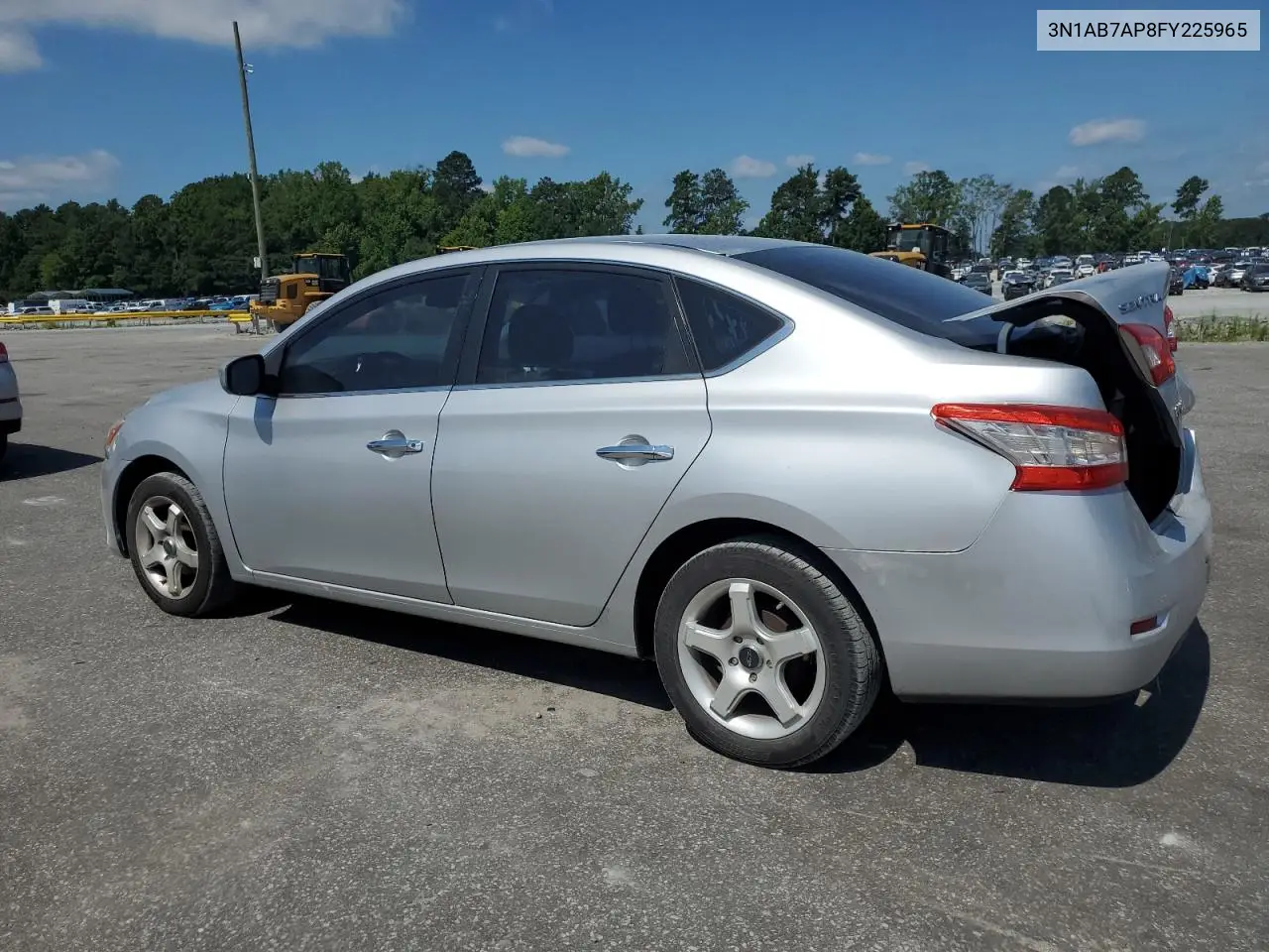 2015 Nissan Sentra S VIN: 3N1AB7AP8FY225965 Lot: 63003085