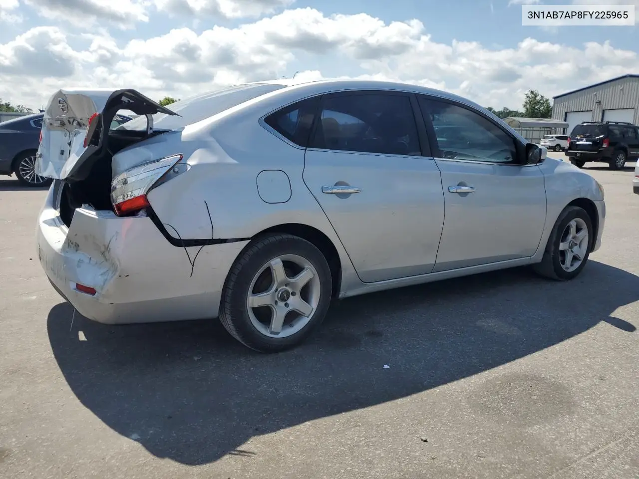 2015 Nissan Sentra S VIN: 3N1AB7AP8FY225965 Lot: 63003085