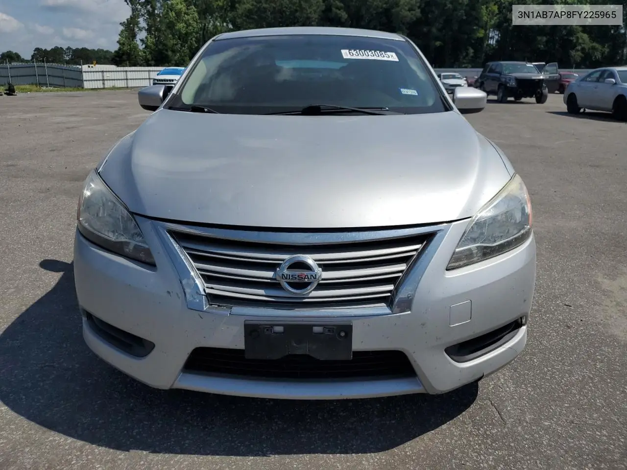 2015 Nissan Sentra S VIN: 3N1AB7AP8FY225965 Lot: 63003085