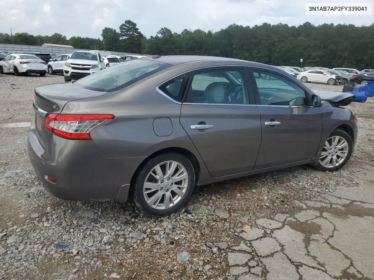 2015 Nissan Sentra S VIN: 3N1AB7AP2FY339041 Lot: 63010915
