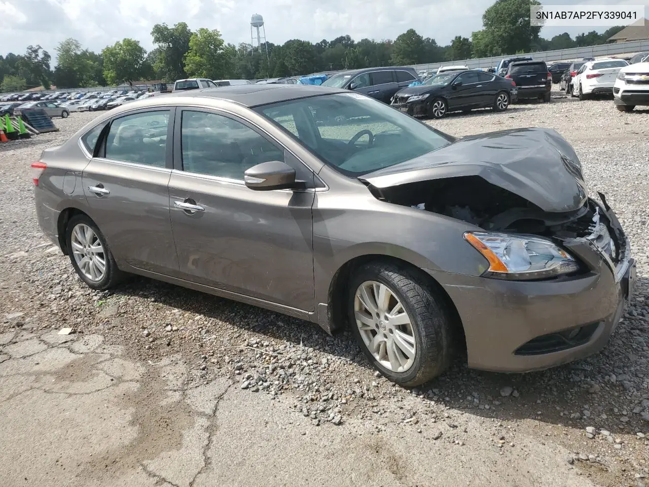 2015 Nissan Sentra S VIN: 3N1AB7AP2FY339041 Lot: 63010915