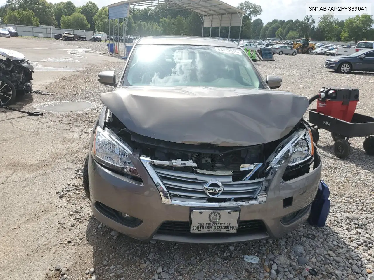 2015 Nissan Sentra S VIN: 3N1AB7AP2FY339041 Lot: 63010915