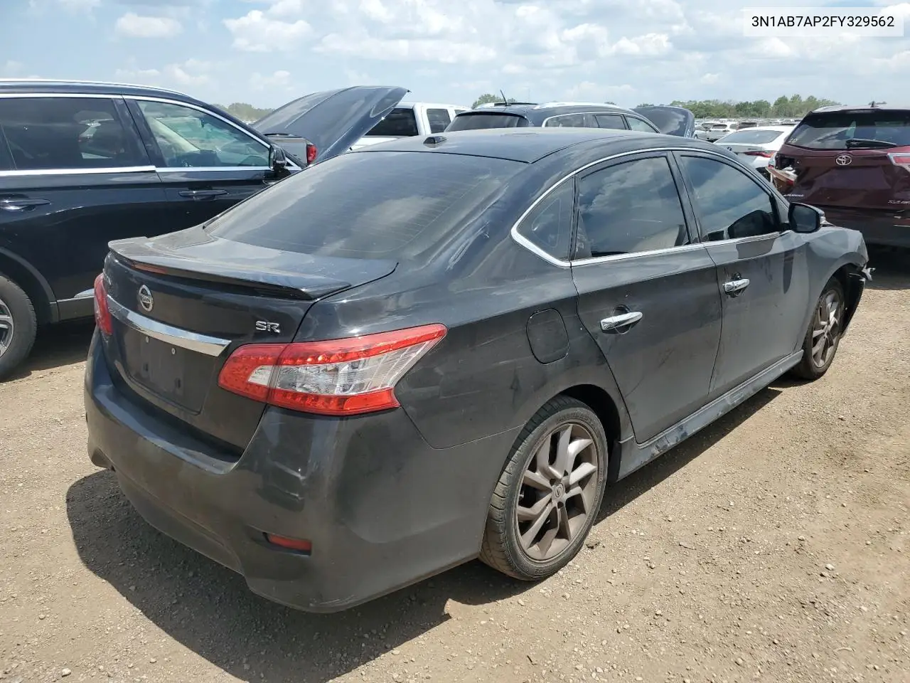 2015 Nissan Sentra S VIN: 3N1AB7AP2FY329562 Lot: 63073465