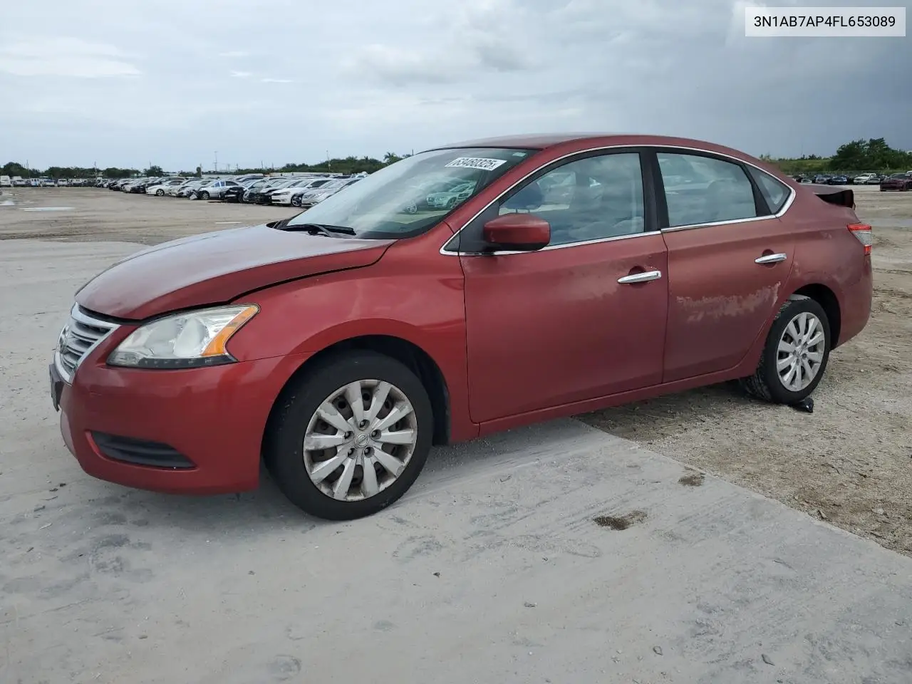 2015 Nissan Sentra S VIN: 3N1AB7AP4FL653089 Lot: 63460325