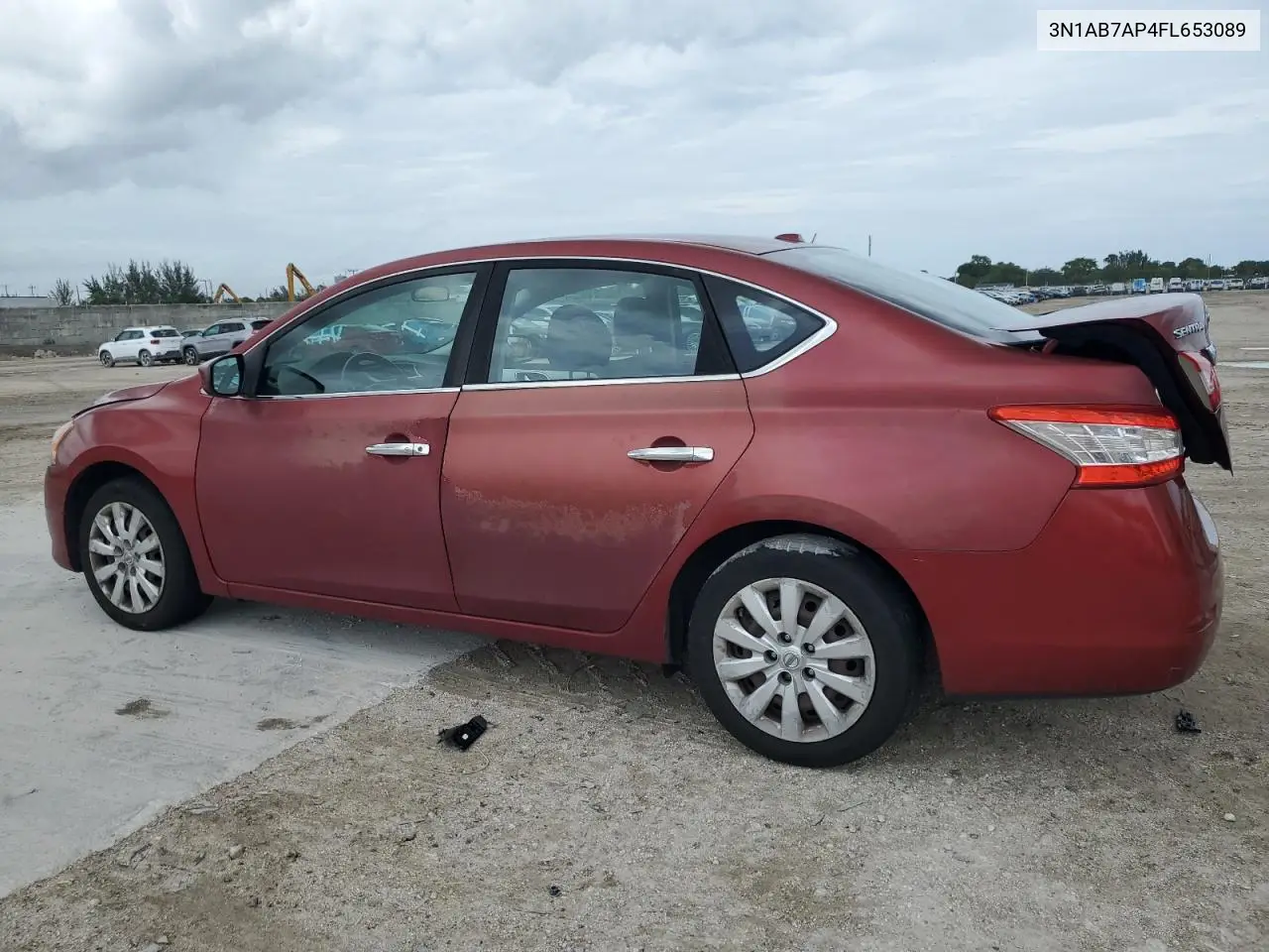 2015 Nissan Sentra S VIN: 3N1AB7AP4FL653089 Lot: 63460325