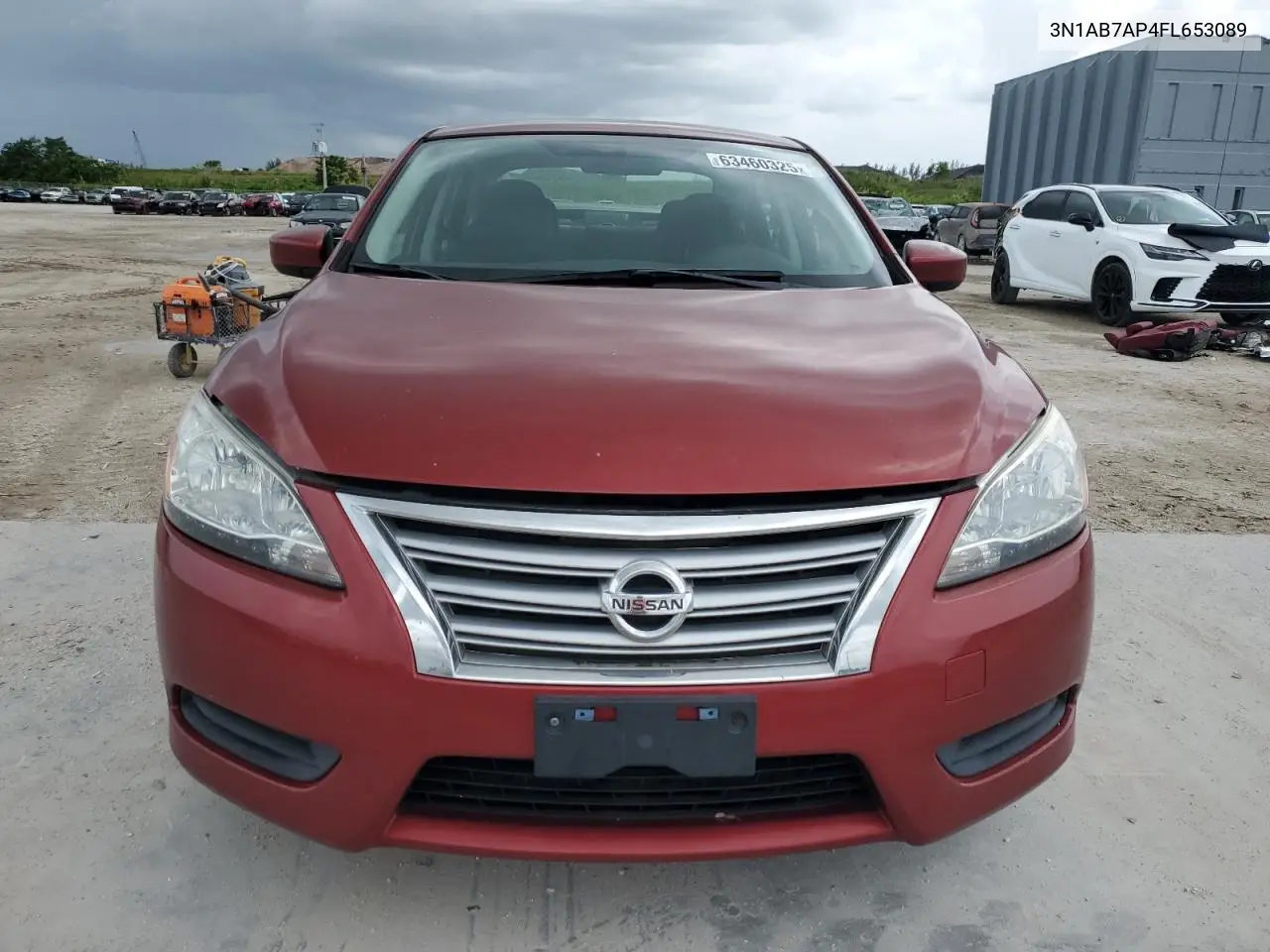 2015 Nissan Sentra S VIN: 3N1AB7AP4FL653089 Lot: 63460325
