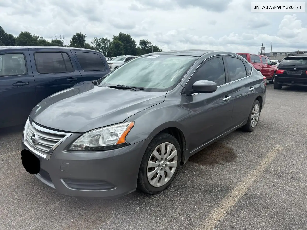 2015 Nissan Sentra S VIN: 3N1AB7AP9FY226171 Lot: 63639125