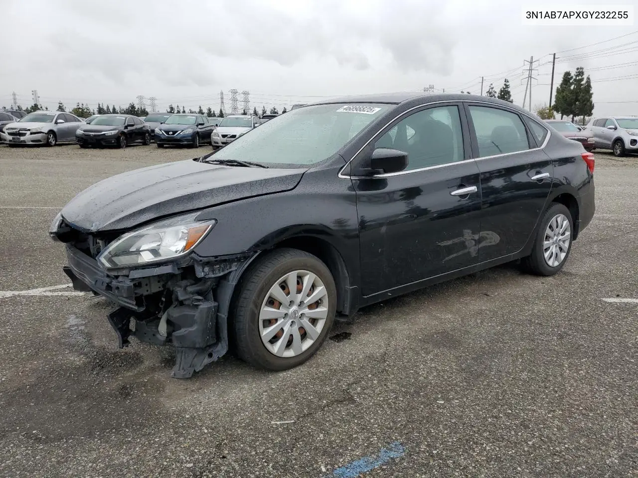 2016 Nissan Sentra S VIN: 3N1AB7APXGY232255 Lot: 46898825