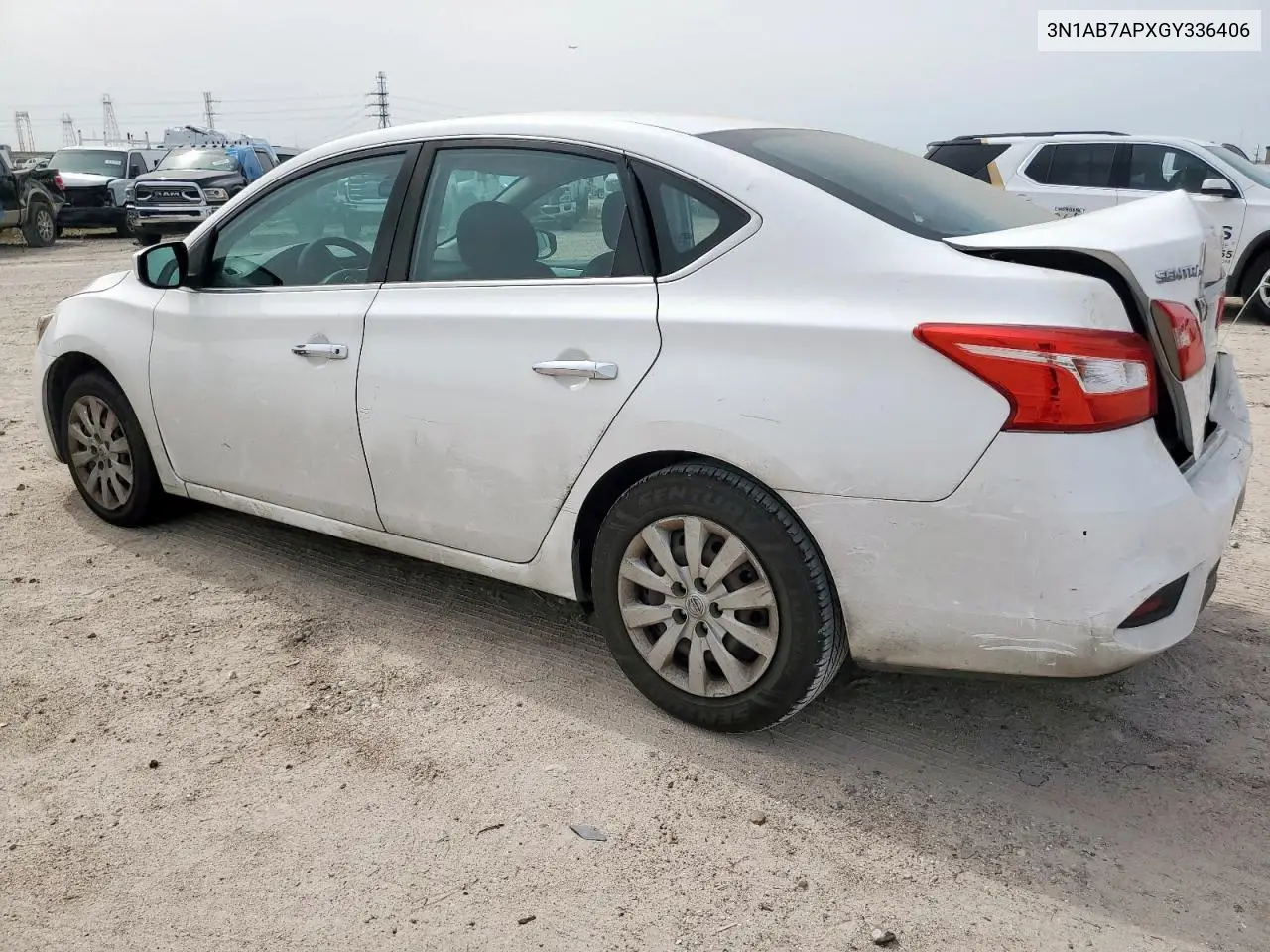 2016 Nissan Sentra S VIN: 3N1AB7APXGY336406 Lot: 56961625