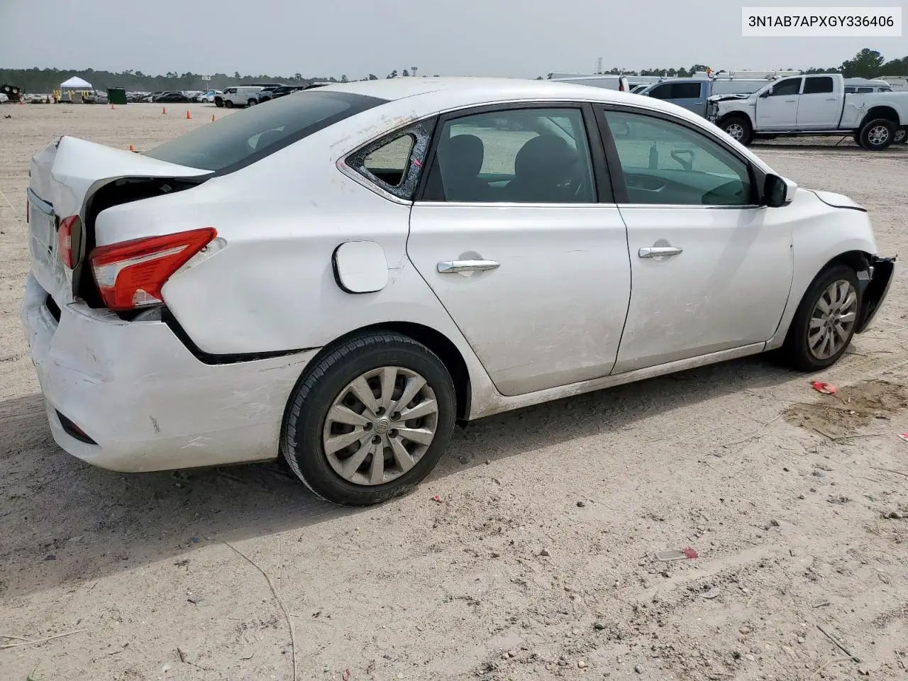 2016 Nissan Sentra S VIN: 3N1AB7APXGY336406 Lot: 56961625