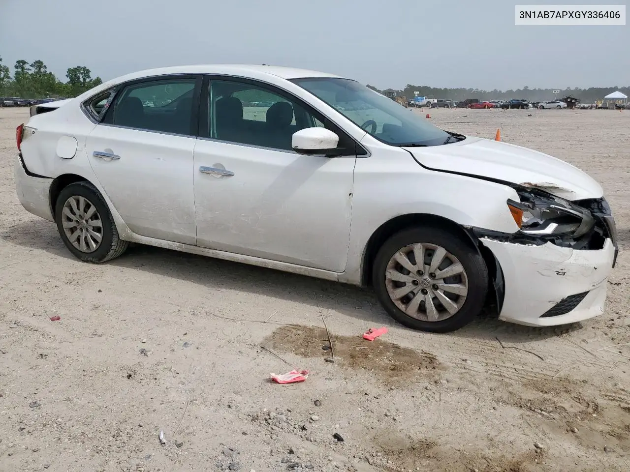 2016 Nissan Sentra S VIN: 3N1AB7APXGY336406 Lot: 56961625