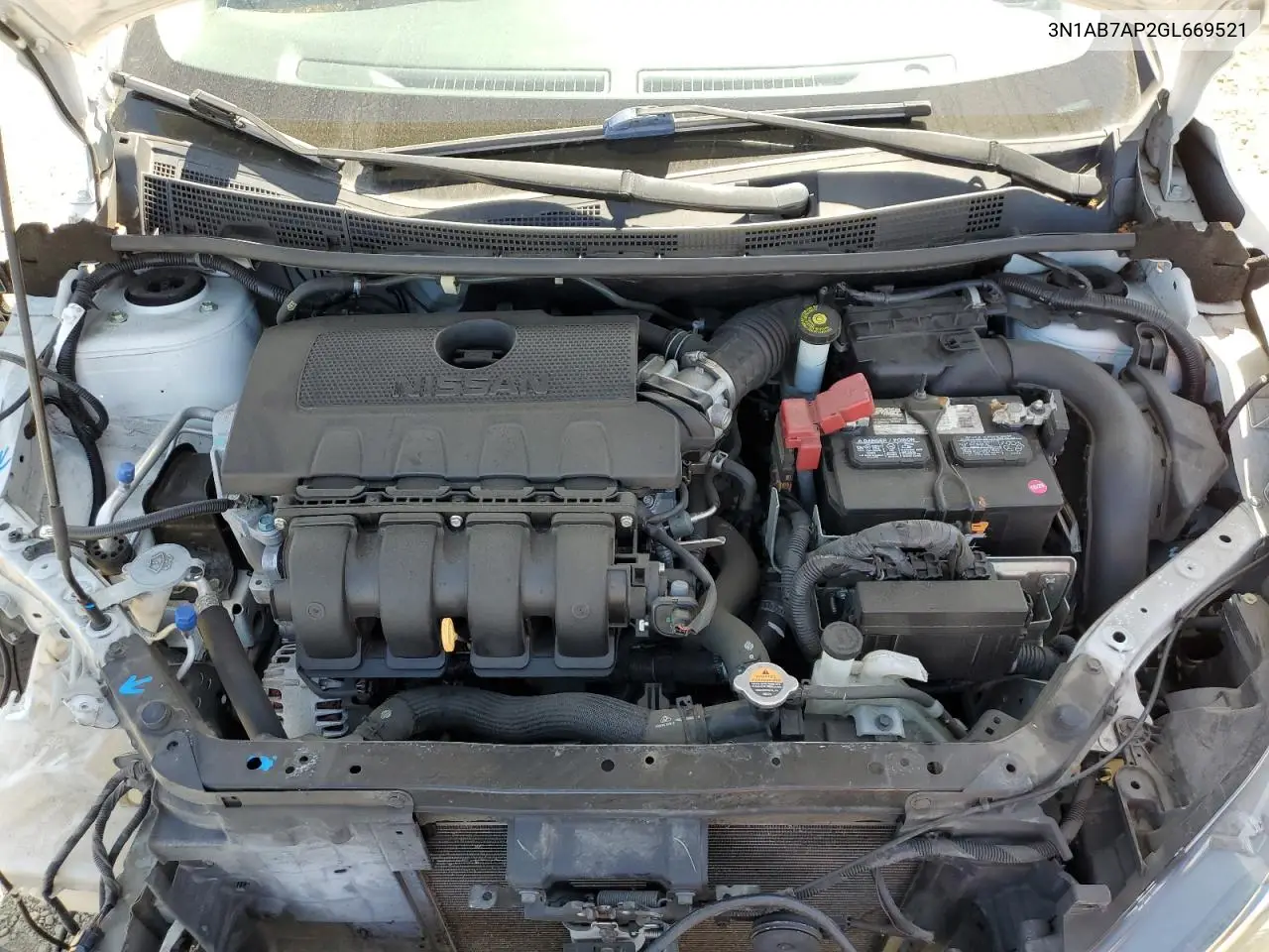 2016 Nissan Sentra S VIN: 3N1AB7AP2GL669521 Lot: 56983455