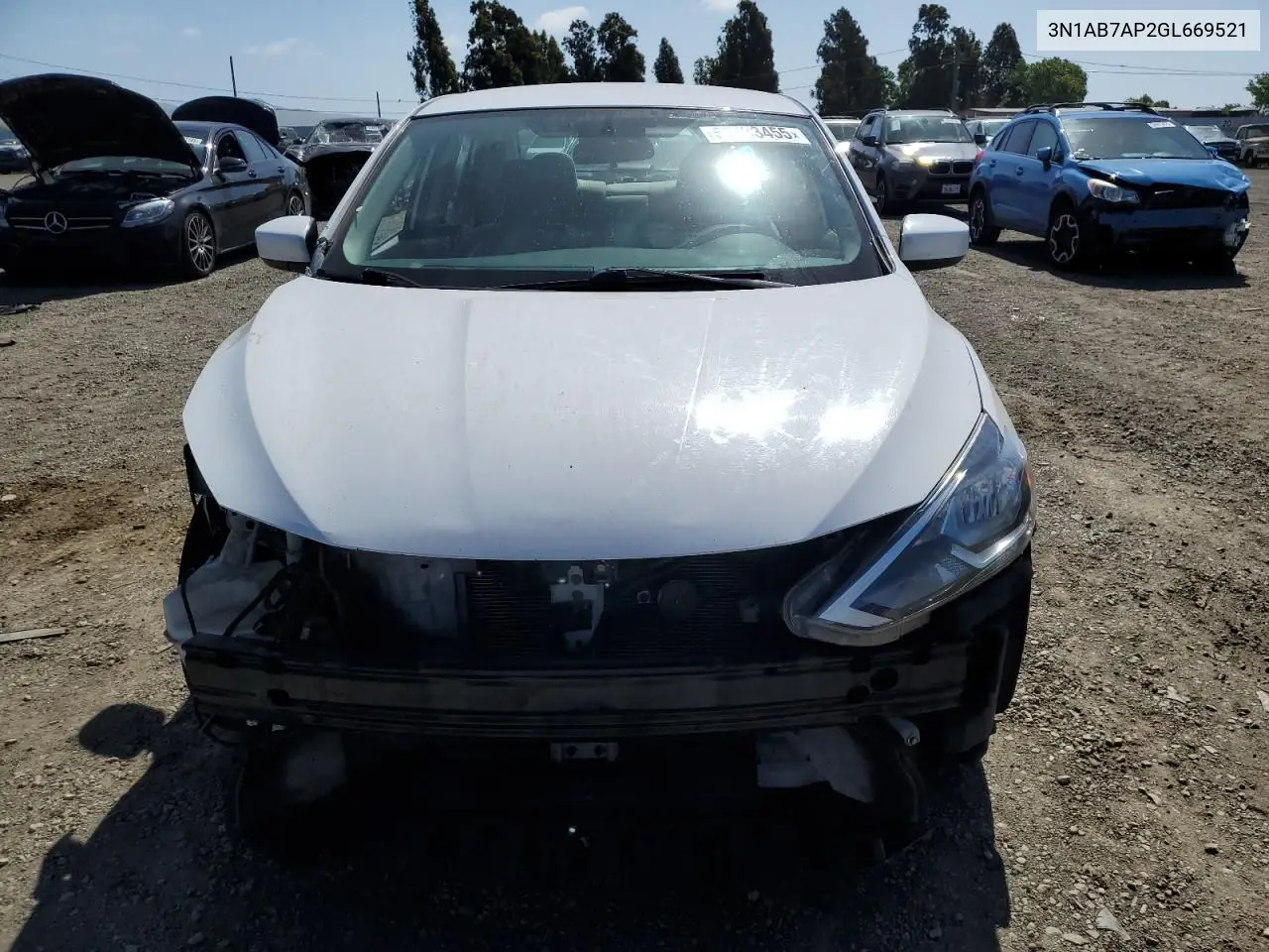 2016 Nissan Sentra S VIN: 3N1AB7AP2GL669521 Lot: 56983455