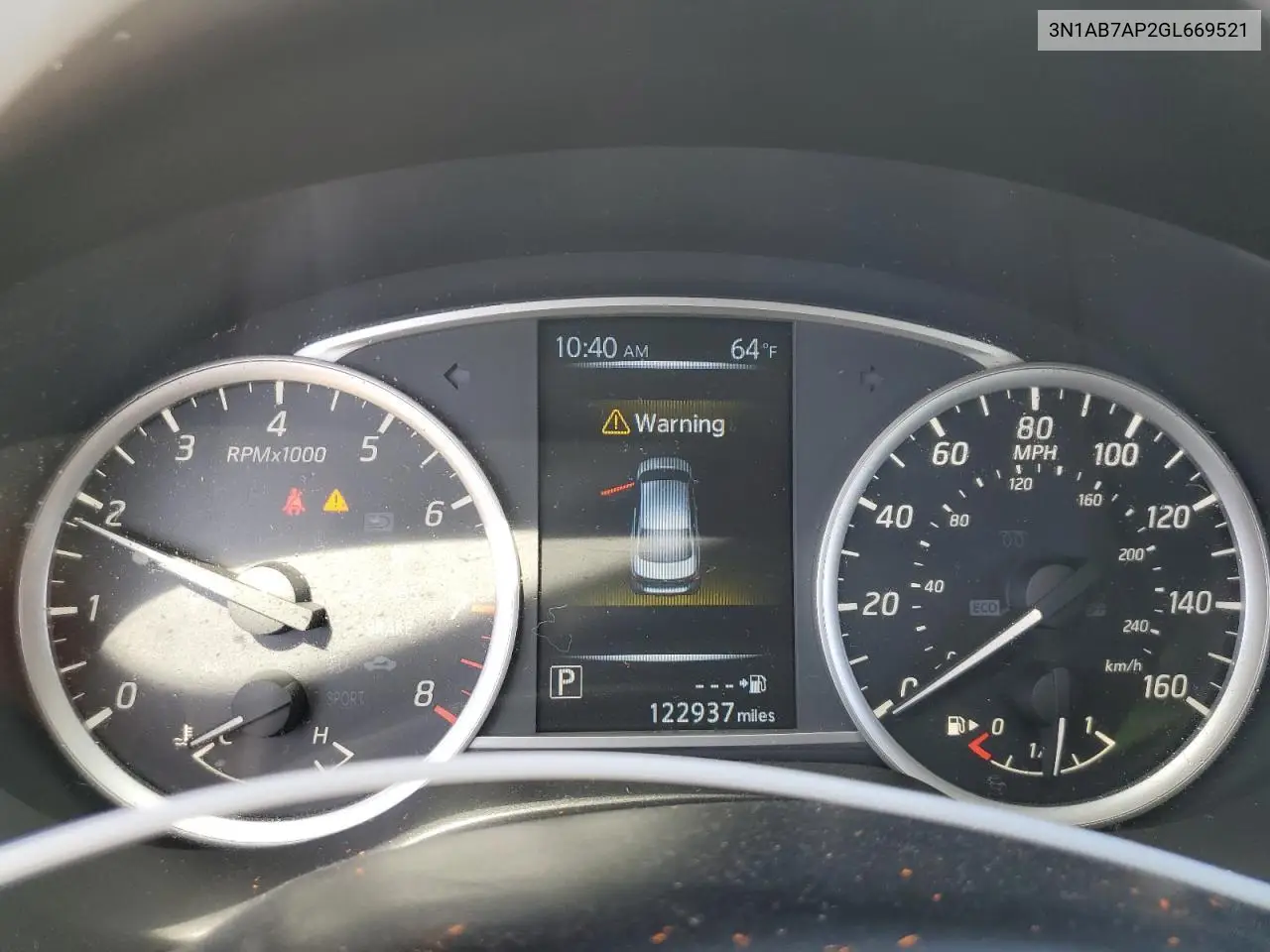 2016 Nissan Sentra S VIN: 3N1AB7AP2GL669521 Lot: 56983455