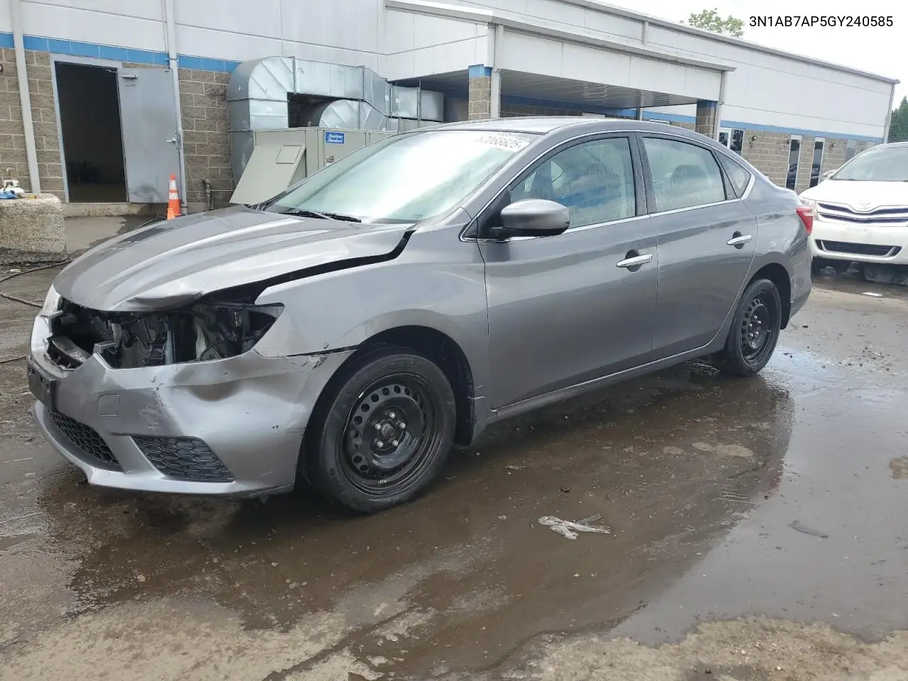 2016 Nissan Sentra S VIN: 3N1AB7AP5GY240585 Lot: 57068625