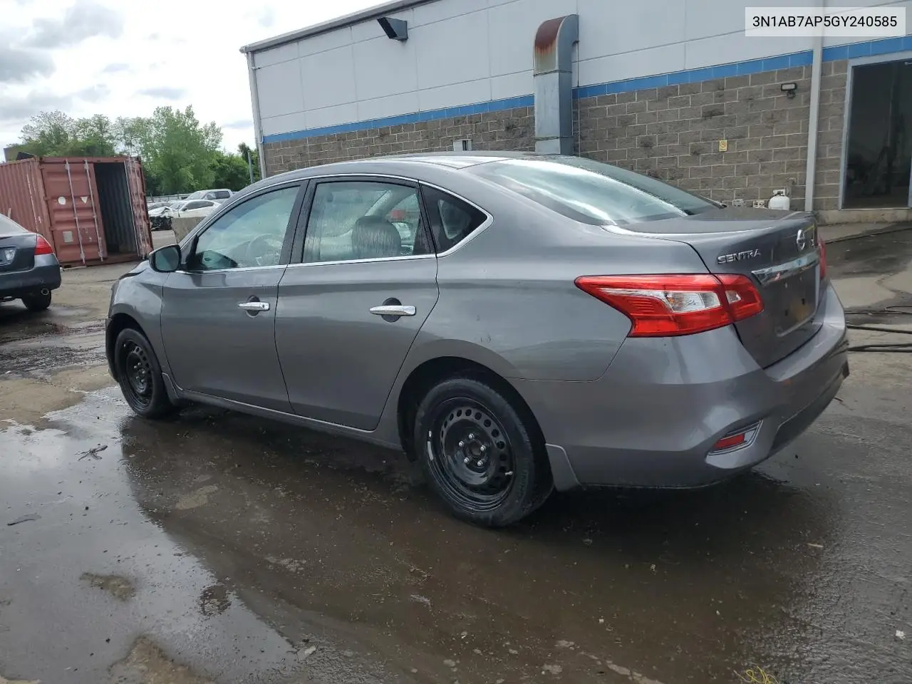 2016 Nissan Sentra S VIN: 3N1AB7AP5GY240585 Lot: 57068625
