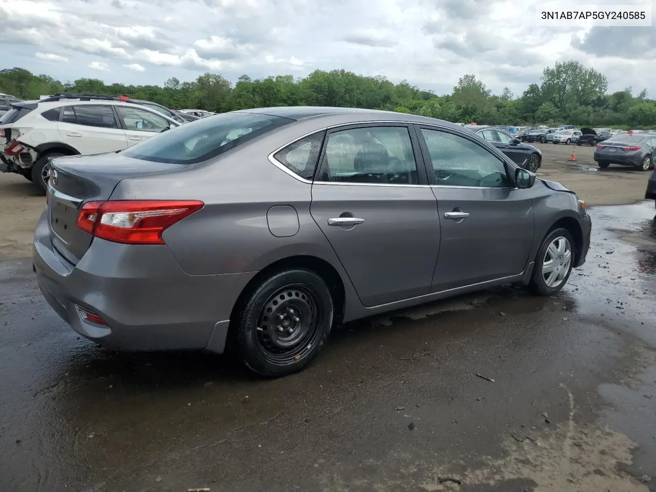 2016 Nissan Sentra S VIN: 3N1AB7AP5GY240585 Lot: 57068625