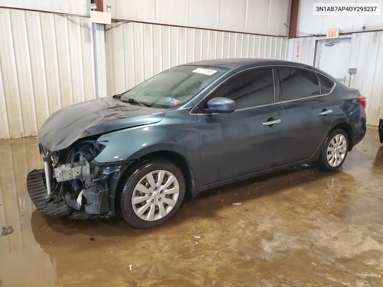2016 Nissan Sentra S VIN: 3N1AB7AP4GY295237 Lot: 57078195