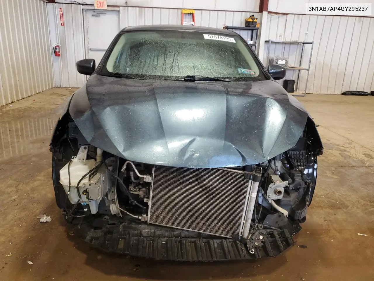 2016 Nissan Sentra S VIN: 3N1AB7AP4GY295237 Lot: 57078195