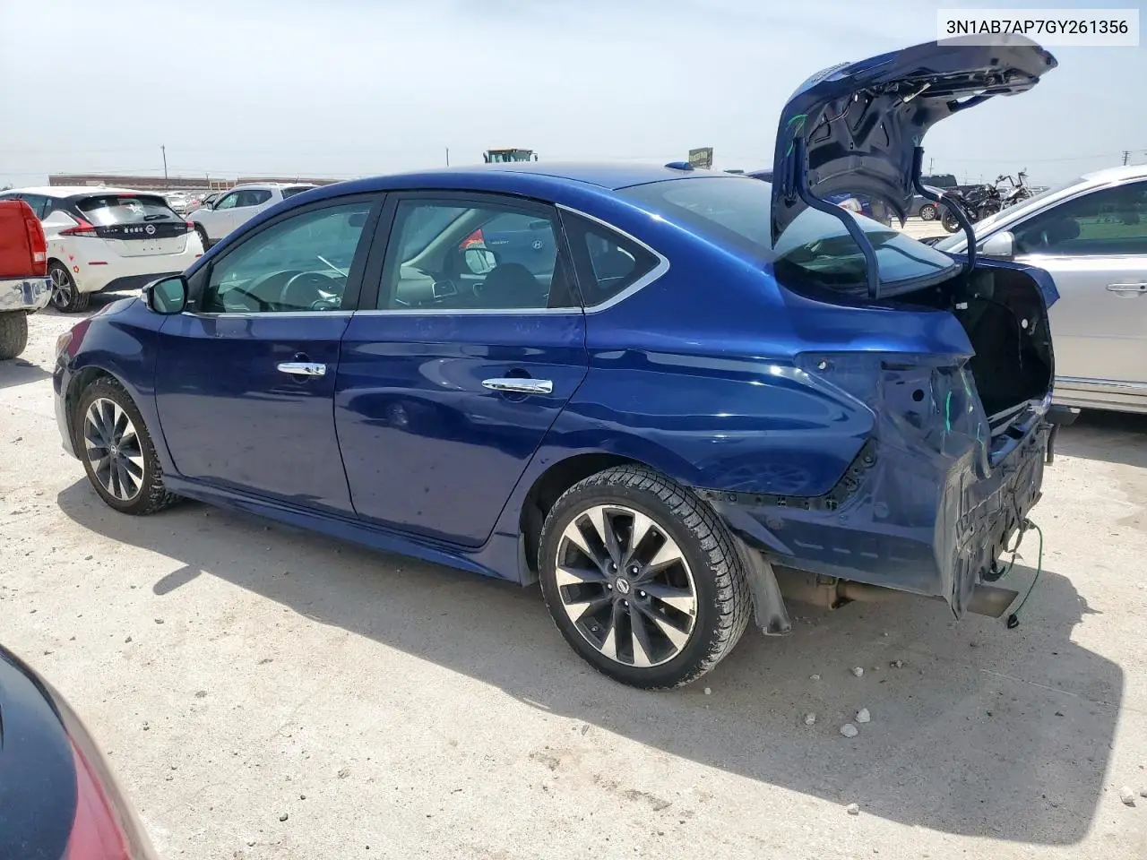 2016 Nissan Sentra S VIN: 3N1AB7AP7GY261356 Lot: 57103925
