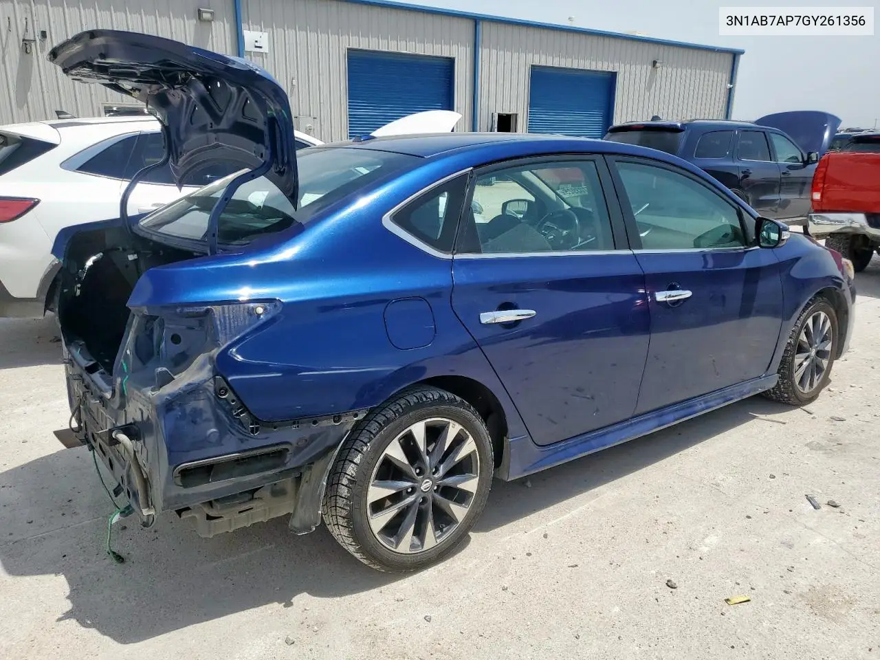2016 Nissan Sentra S VIN: 3N1AB7AP7GY261356 Lot: 57103925