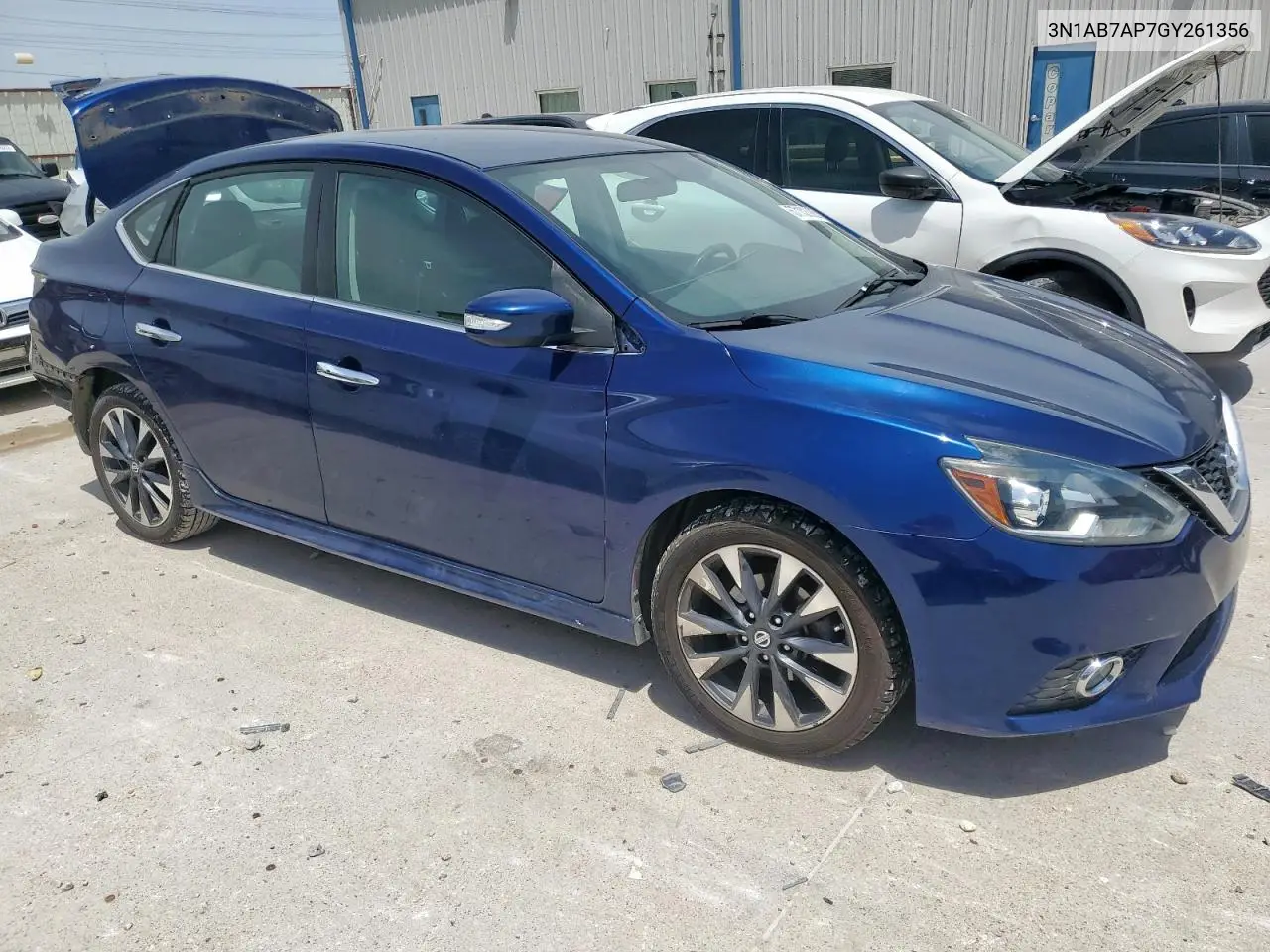 2016 Nissan Sentra S VIN: 3N1AB7AP7GY261356 Lot: 57103925
