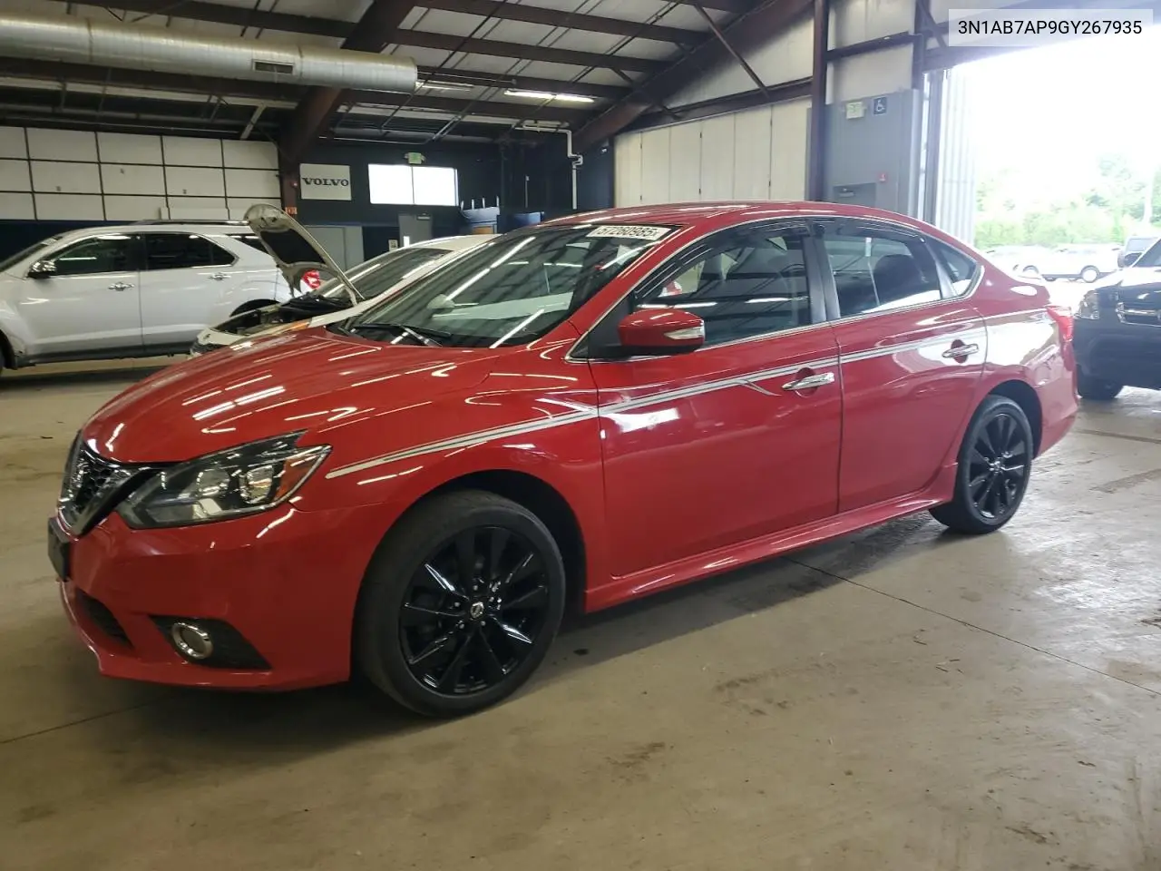 2016 Nissan Sentra S VIN: 3N1AB7AP9GY267935 Lot: 57260985