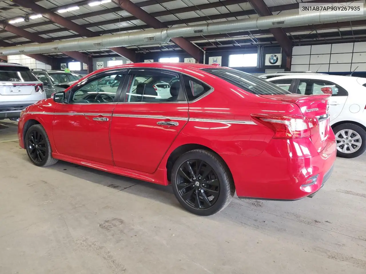 2016 Nissan Sentra S VIN: 3N1AB7AP9GY267935 Lot: 57260985