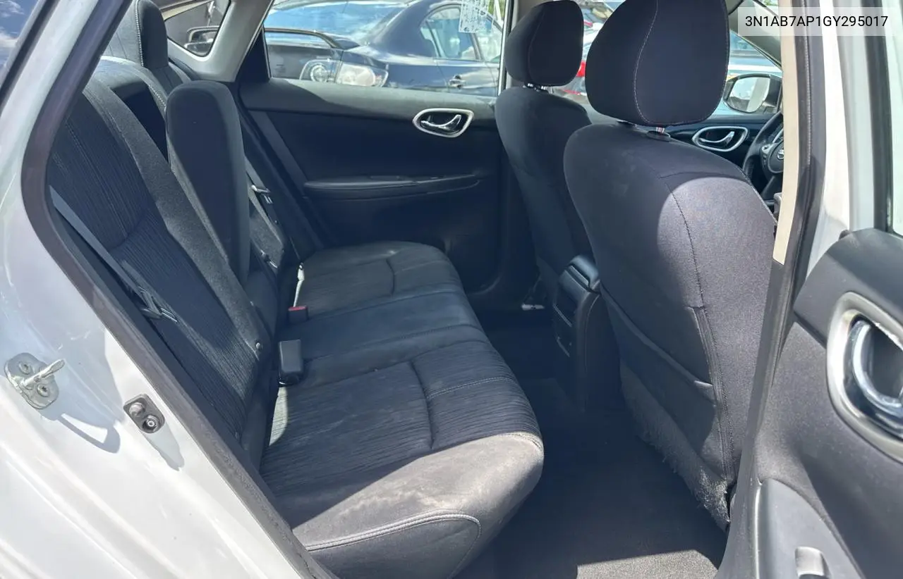 2016 Nissan Sentra S VIN: 3N1AB7AP1GY295017 Lot: 57305695