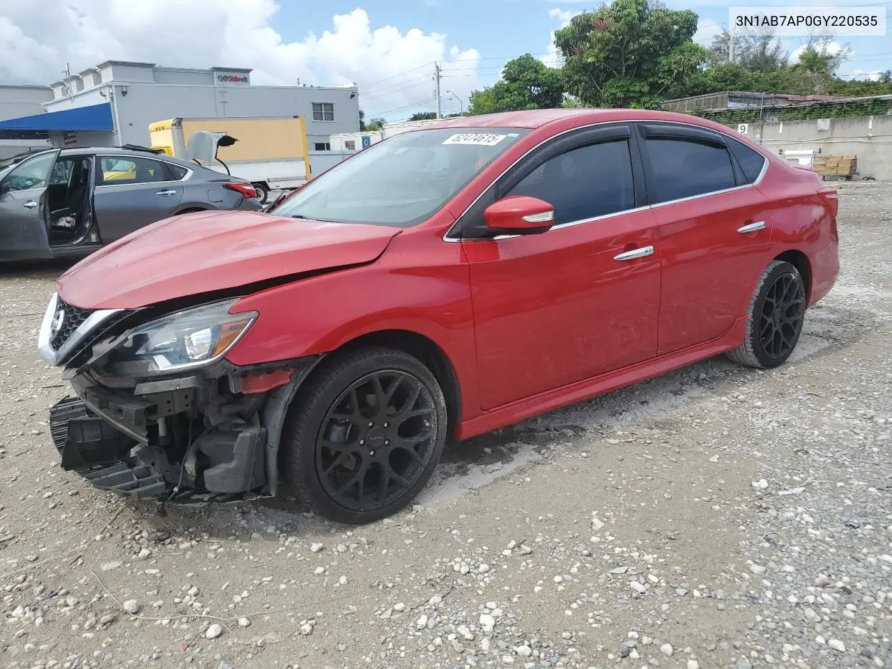 2016 Nissan Sentra S VIN: 3N1AB7AP0GY220535 Lot: 62474615