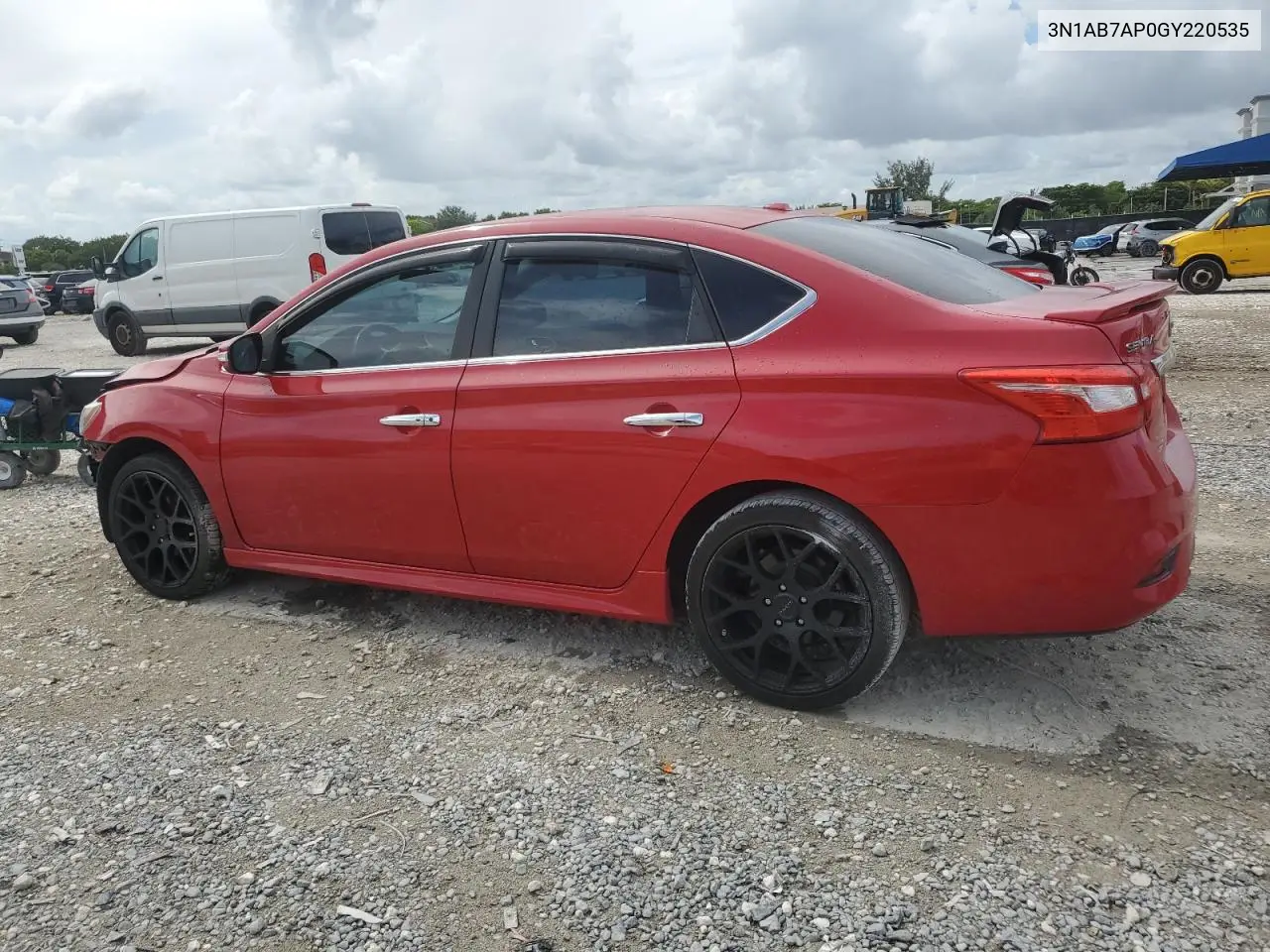2016 Nissan Sentra S VIN: 3N1AB7AP0GY220535 Lot: 62474615