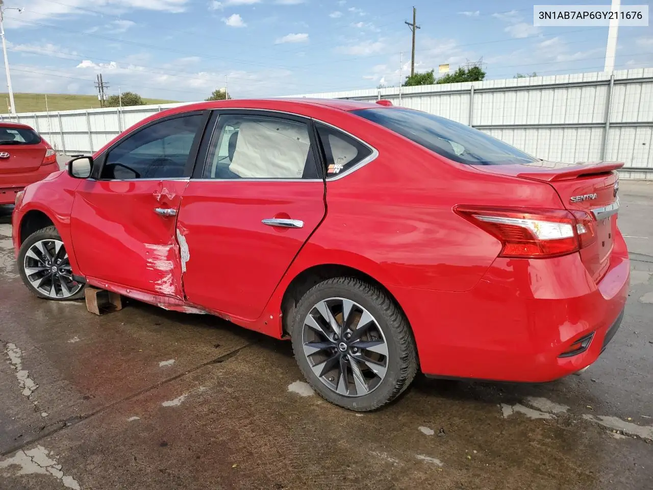 2016 Nissan Sentra S VIN: 3N1AB7AP6GY211676 Lot: 62501865